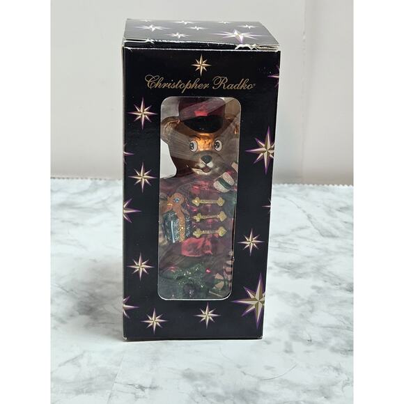 Christopher Radko TAYLOR Teddy BEAR Lord & Taylor Ornament 01-LAT-07 Christmas - Picture 2 of 9